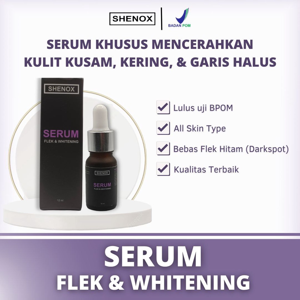 Shenox Skincare Serum Whitening & Flek Hitam