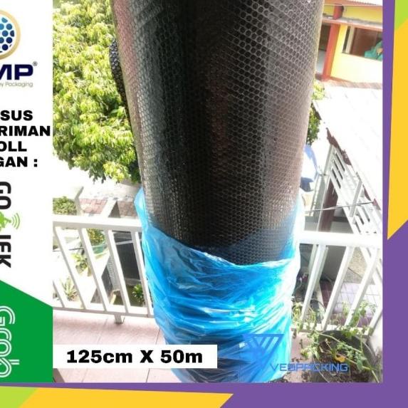 

bubble wrap hitam roll 1,25 m (lebar) X 50 m (panjang)