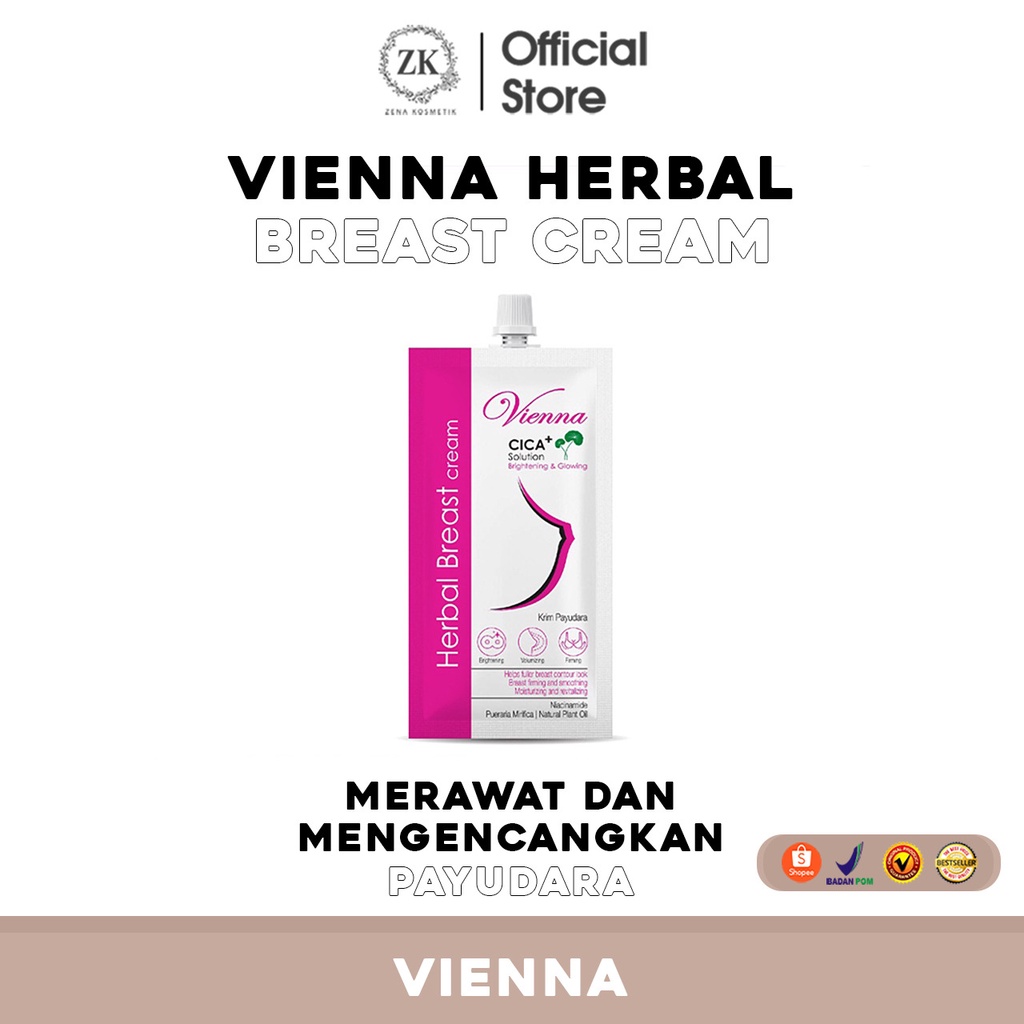 Vienna Breast Cream Pembesar dan Pengencang Payudara Asli