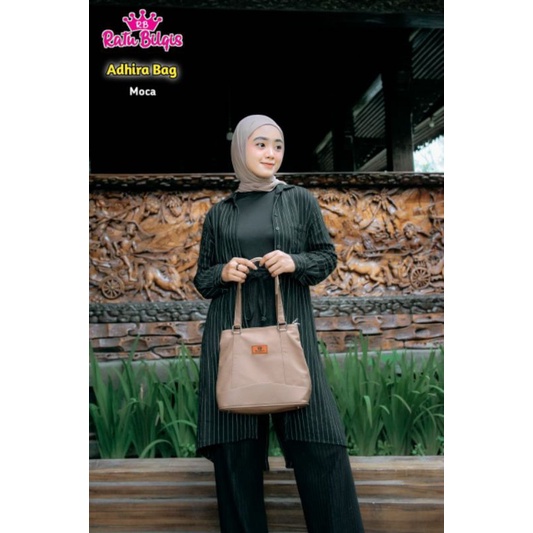 ADHIRA TOTE BAG BY RATU BILQIS BAHAN CHOCOLY ANTI AIR WATERPROOF PREMIUM