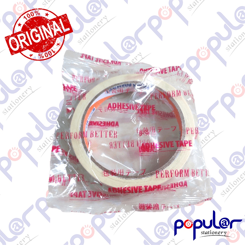 

Lakban Kertas / Masking Tape Berry | 12 MM ( 1/2 Inch ) x 20 Yard