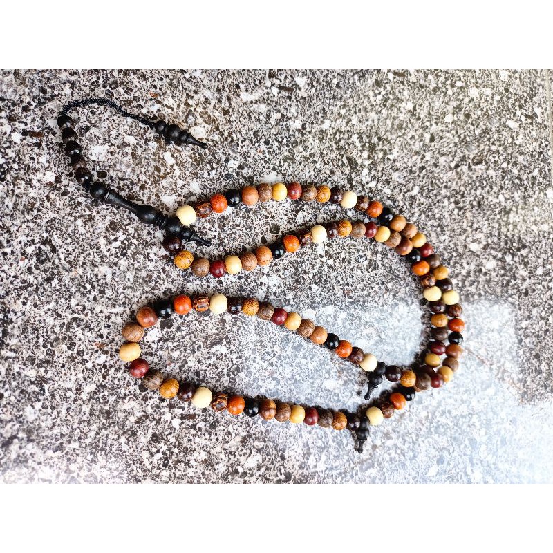 Tasbih kombinasi kayu bertuah