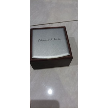 box kotak jam Alexandre Christie preloved
