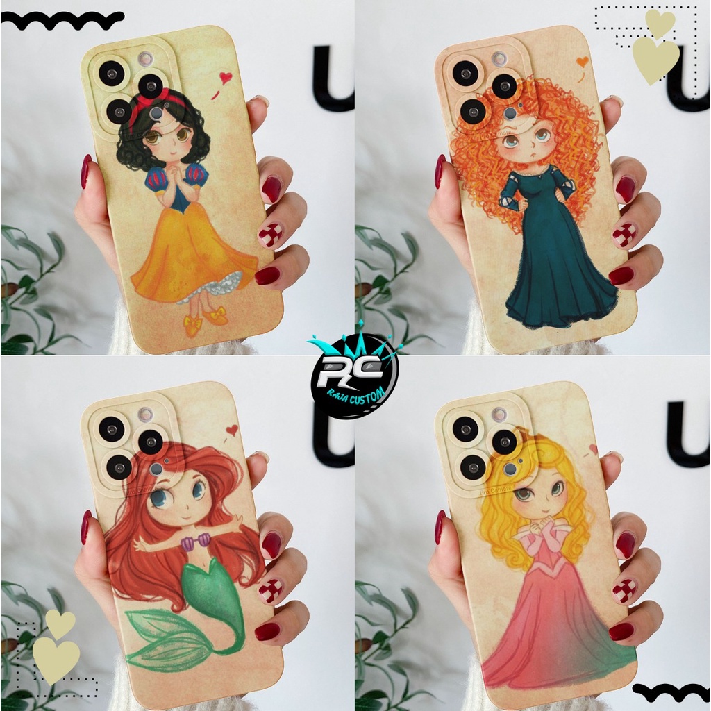 CUSTOM CASE SOFTCASE SILIKON PROCAMERA PRINCESS CUSTOM OPPO A3S A15 A15S A16 A1K A5S A7 A31 A53 A96 