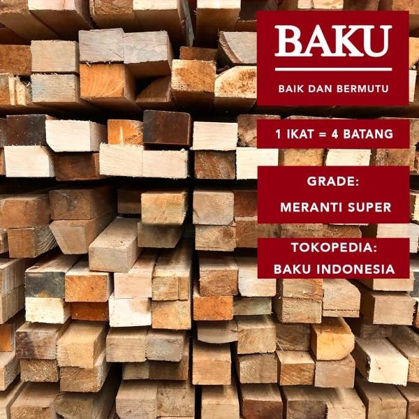 Kayu Kaso 5 x 7 Meranti Super (1 ikat isi 4 batang)