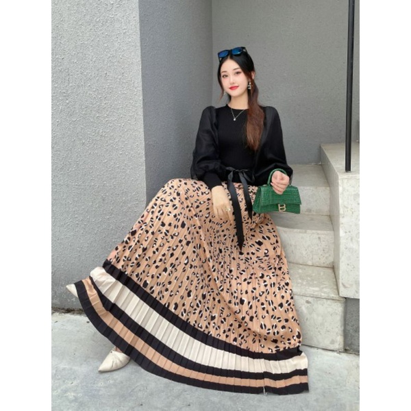 Gamis Bangkok Kombinasi Rajut