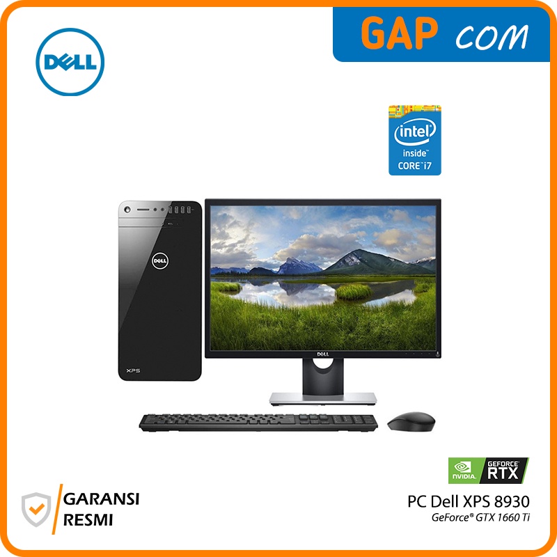 PC Gaming Dell XPS 8930 i7-9700K/16GB/2TB+512GB/VGA 6GB/24″/Win 10 Pro