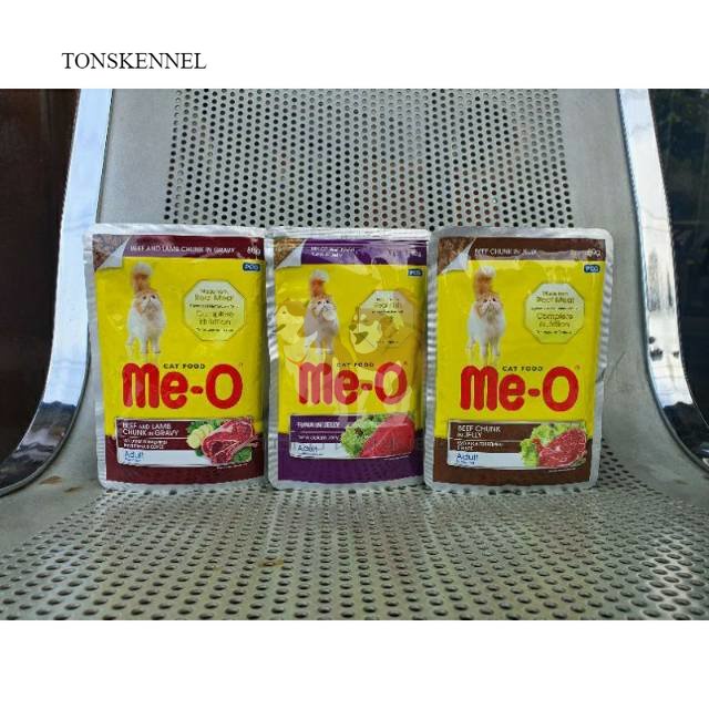 Meo Pouch 80g - Makanan Kucing Basah Me-O Sachet Wet food