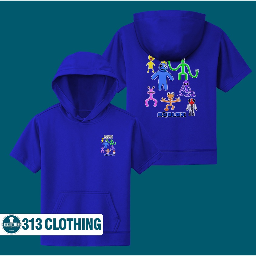 Jaket Short Hoodie Anak Rainbow Friends Roblox Hoodie Sweater Anak Roblox Rainbow Friends