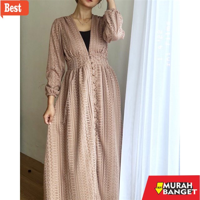 model dress terbaru 2022 Zahra Dress | Dress kondangan | Dress Korea | Baju kondangan |  Dress bruka