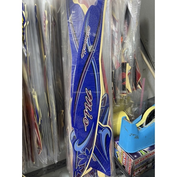 STIKER STRIPING MIO SPORTY 2004 BIRU