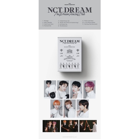 NCT Dream Season Greeting 2023 SG23 SM Store - Renjun, Haechan, Chenle, Jisung - Merchandise Kpop
