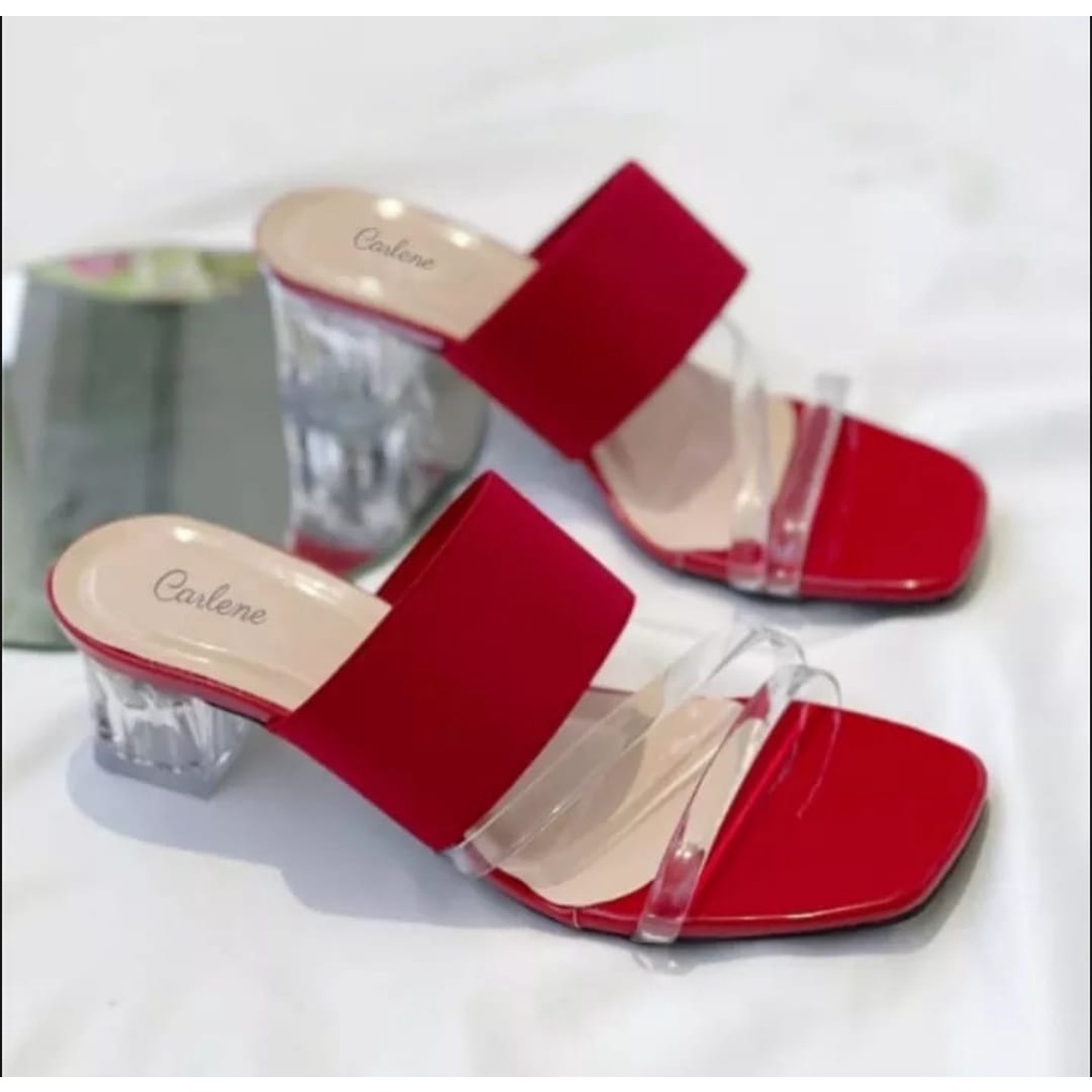 SANDAL WANITA HAK KACA KARET JELLY BENING BERKUALITAS/SANDAL WANITA KAREET/COD-SALLSA_SICI_COLLECTION