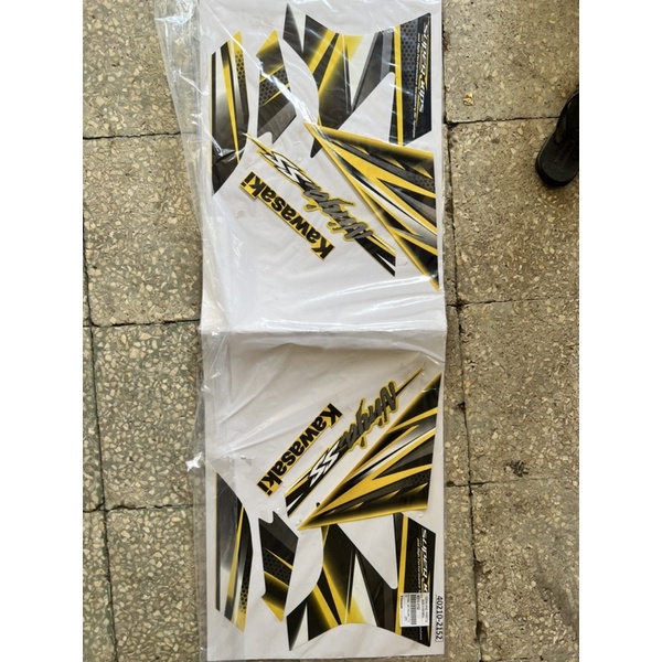 striping ninja ss kuning 2013 original