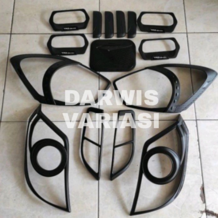 Garnish Outer Handle Tank Cover Agya Ayla Hitam 2012 2014