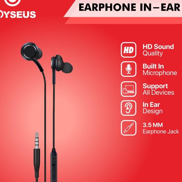 BUNDLING JOYSEUS Earphone In-Ear Sport BASS & Case Square