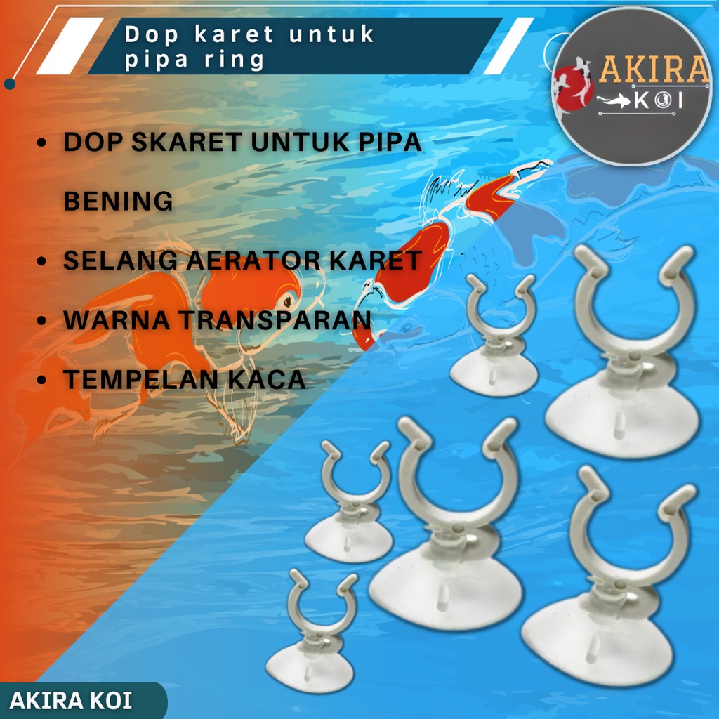 Dop Karet Untuk Pipa Ring Lampu Celup