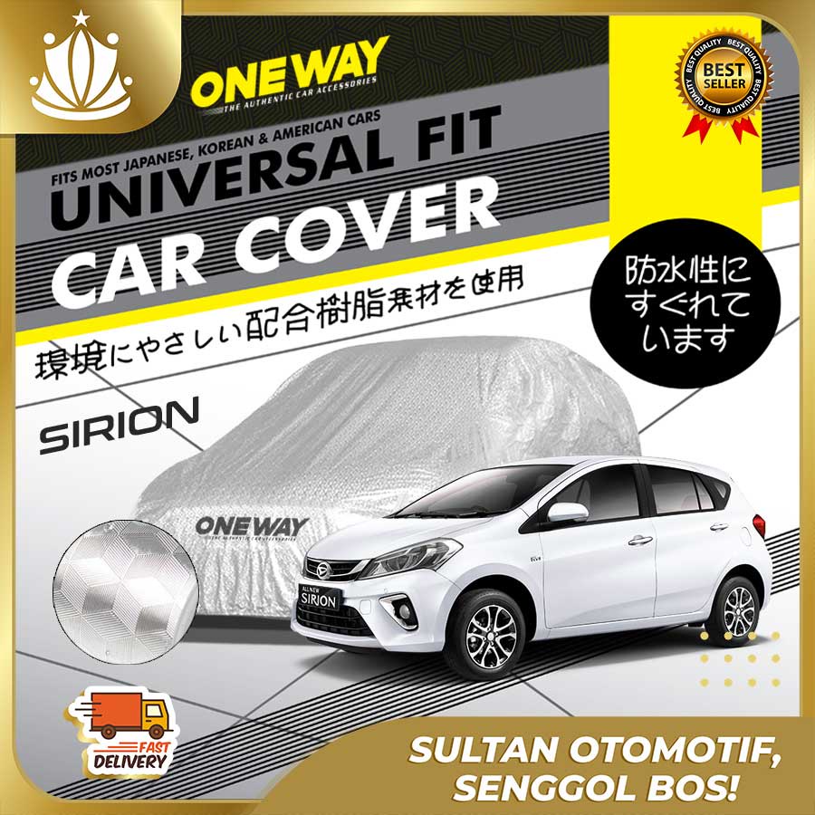 Body Cover Sarung Mobil SIRION Waterproof 3 LAYER TEBAL Deluxe Anti Air