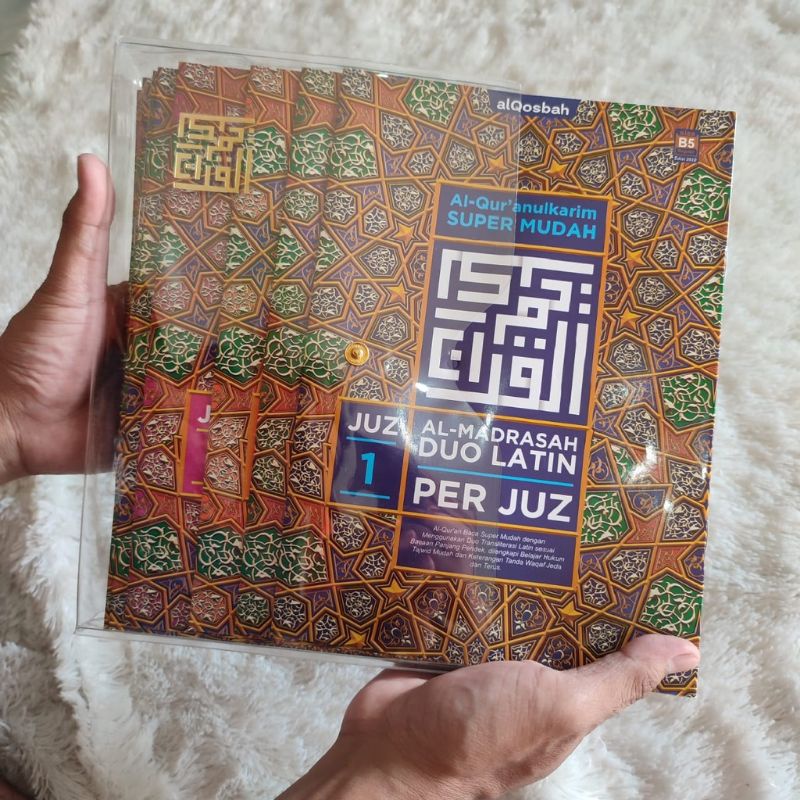 Alquran Per Juz B5 Besar Quran Almadrasah Duo Latin  Jumbo Mushaf Al-Quran Hapalan Terjemahan Transl