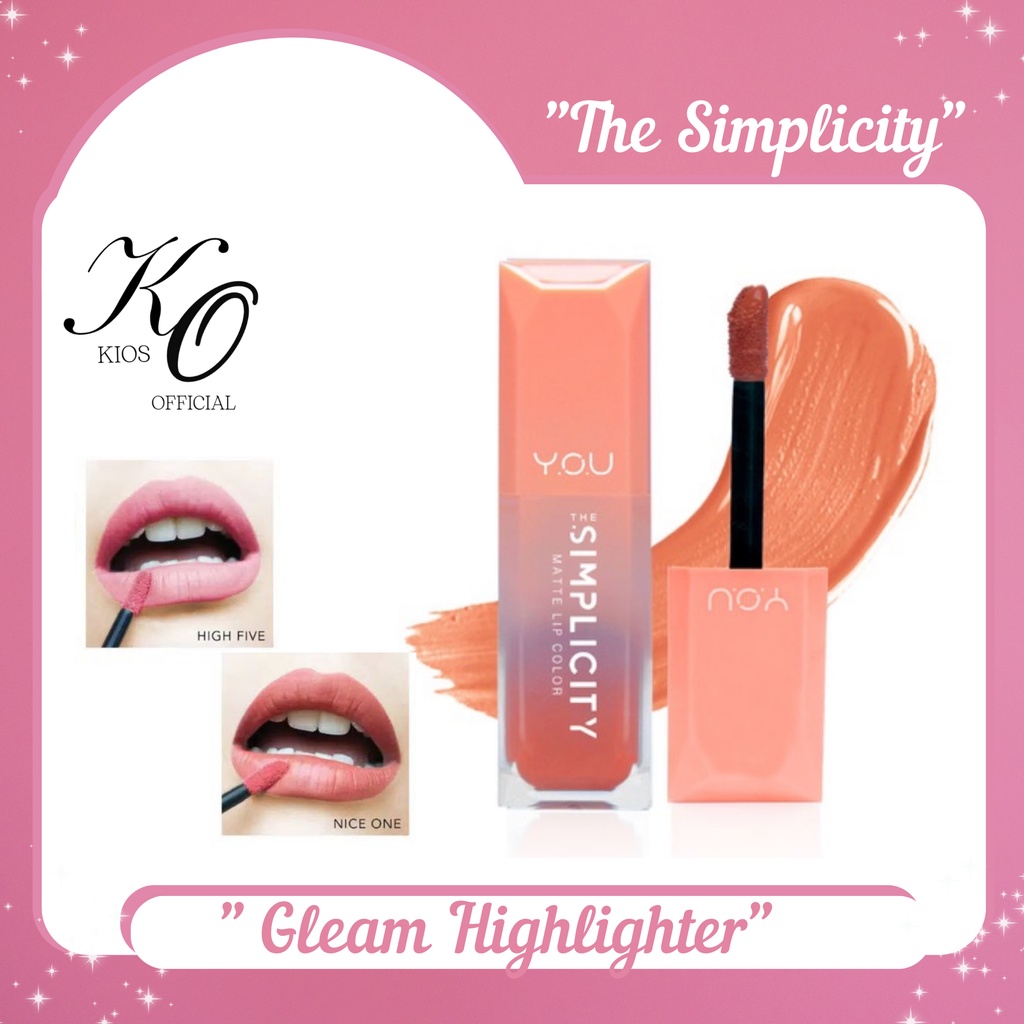 Kosmetik You The Simplicity Matte Lip Color | Lip Cream Creamy