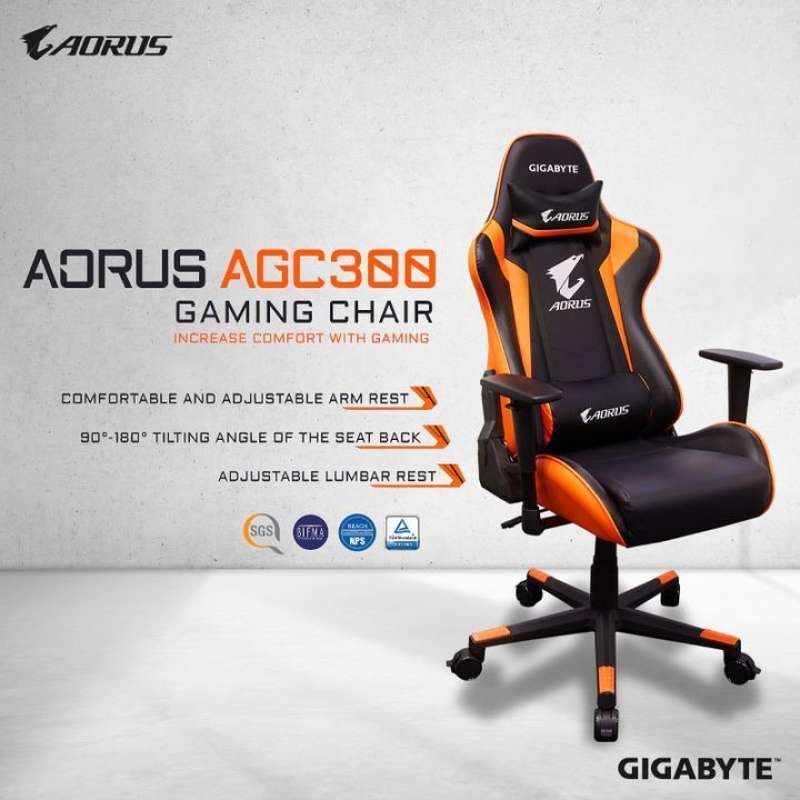 GIGABYTE AORUS AGC300 Gaming Chair - Garansi Resmi