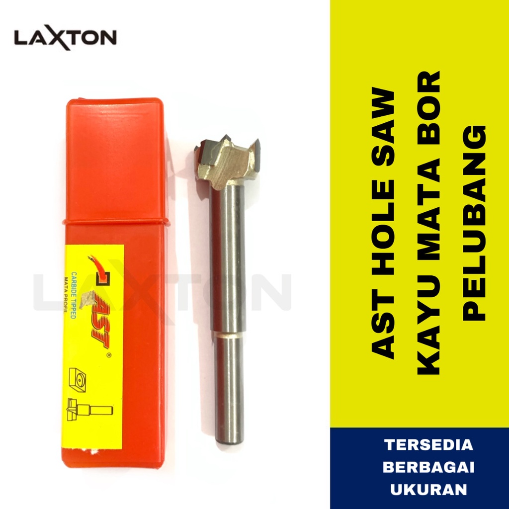 AST Hole Saw Kayu Mata Bor Engsel Sendok Forstner Bit