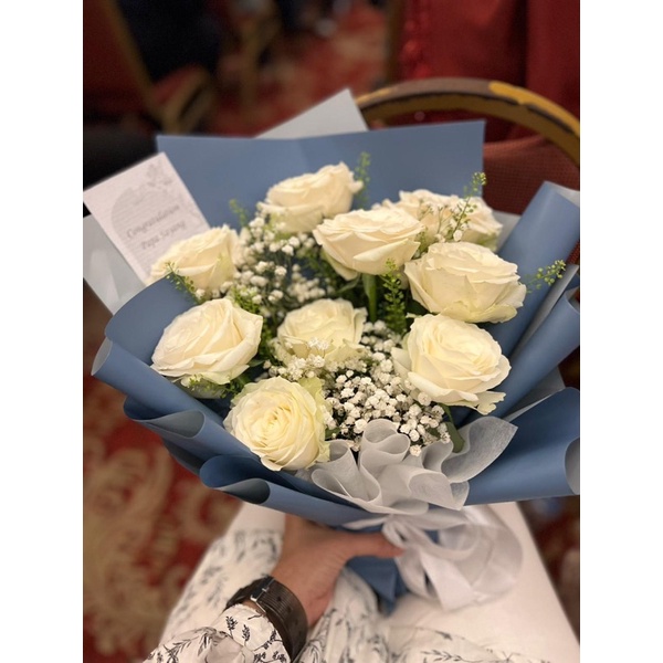 Buket segar/Buket Bunga asli/Fresh Buket bunga asli