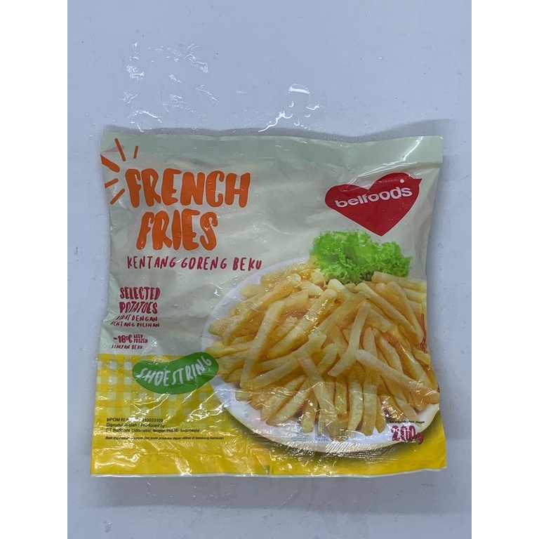 

FROZEN BELFOODS KENTANG GORENG / FRENCH FRIES - SHOESTRINGS 175 GR