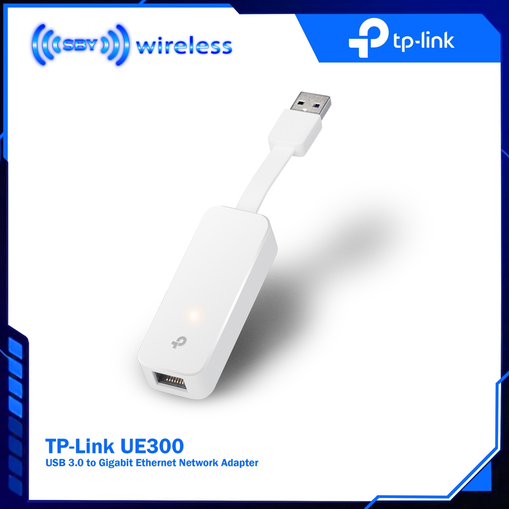 TPLink UE300 - USB 3.0 to Gigabit Ethernet Network Adapter - TP-Link Media Converter USB to LAN Gigabit