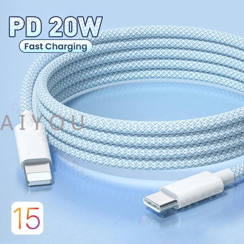 Kabel Charger USB Tipe C 20W Ke PD Untuk iPhone 14 11 12 13 Pro MAX XS MAX XR X SE 7 8 6 6S Plus iPad air mini