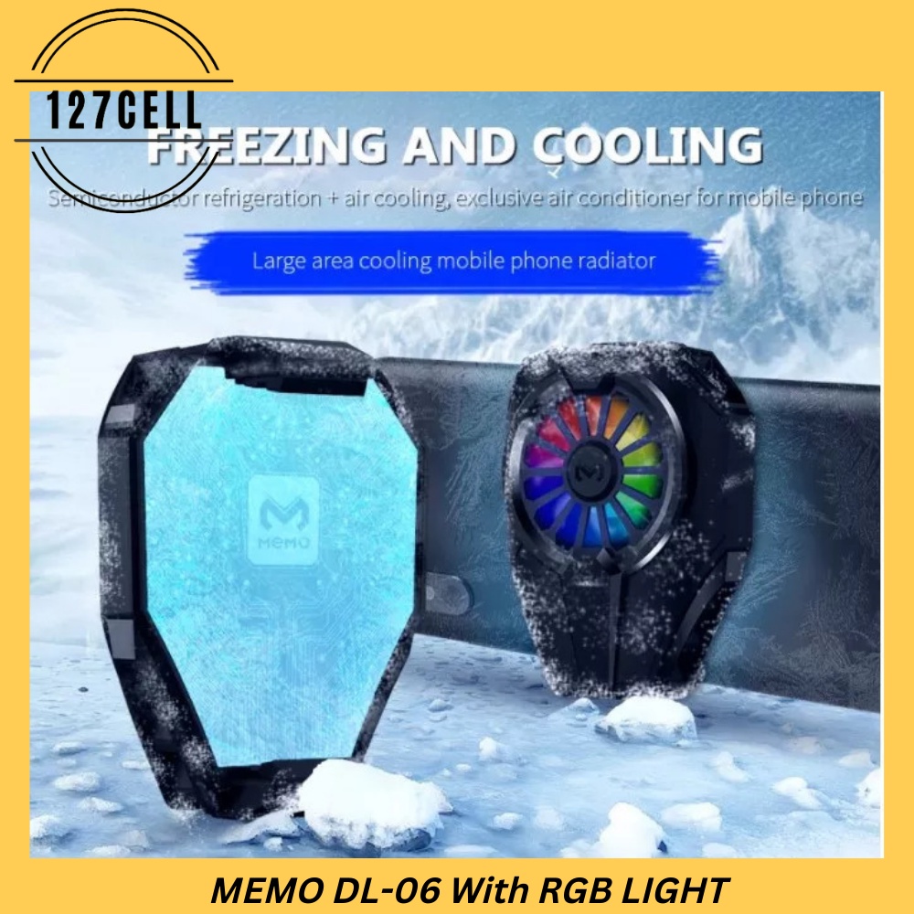 DL 06 Kipas Pendingin hp Gaming Funcooler Fancooler Kipas Angin Hp Memo  Mobile Cooling Fan Radiator Kipas Pendingin HP Handphone Fancooler DL06 PUBG MLBB