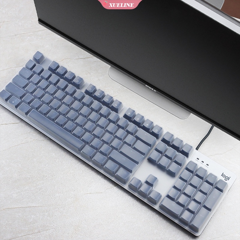 Logitech K835 K845 film Pelindung keyboard desktop Bahan Silikon ultra Tipis Tahan Air Ukuran ZXL