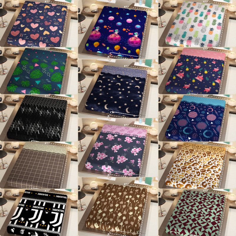 Monalisa Sarung Kasur Busa 180x200 160x200 Tinggi 30 cm 160x200x30 180x200x30 Queen King Matras Bed 