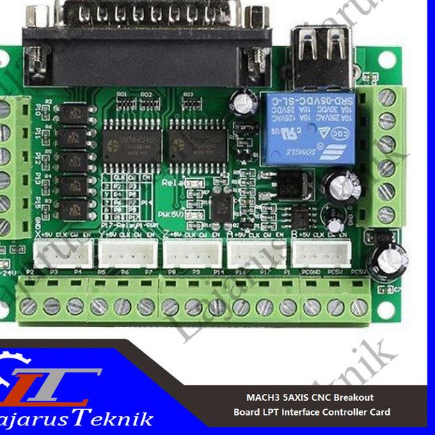 MACH3 5AXIS CNC Breakout Board LPT Interface Controller Card