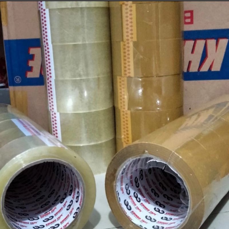 

LAKBAN KHINKO TAPE 45 x 80 YARD /2inc . BENING ATAU COKLAT (HARGA UNTUK 1 KARDUS/KARTON)