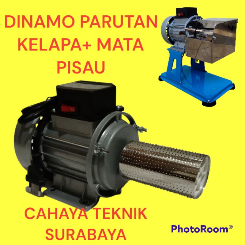 DINAMO PENGGERAK PARUTAN KELAPA LENGKAP MATA PARUT 2"