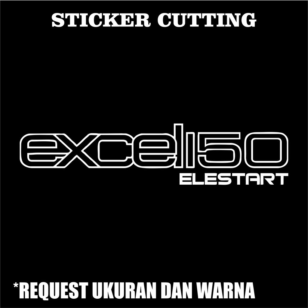 Stiker Sticker Elestart 150