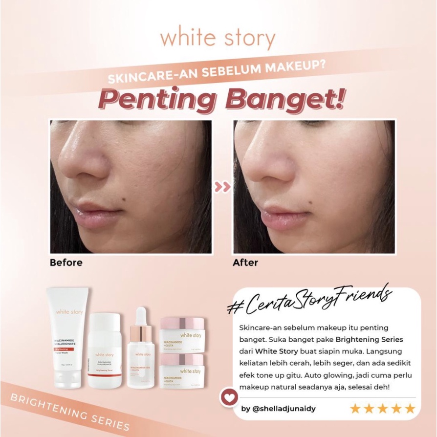 White Story Paket Wajah Brightening &amp; Serum