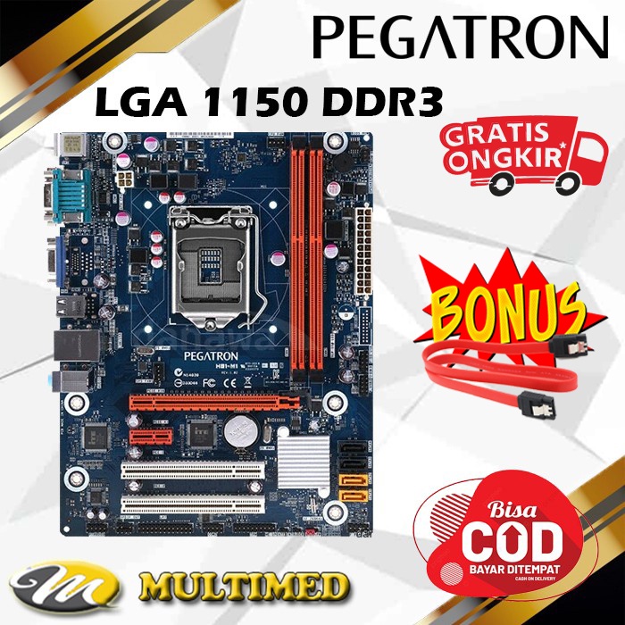 Motherboard Soket 1150 H81 DDR3 Merk Asrock