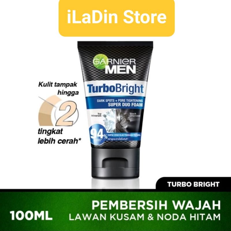 Garnier Men TURBO BRIGHT Super Duo Foam 100 ml