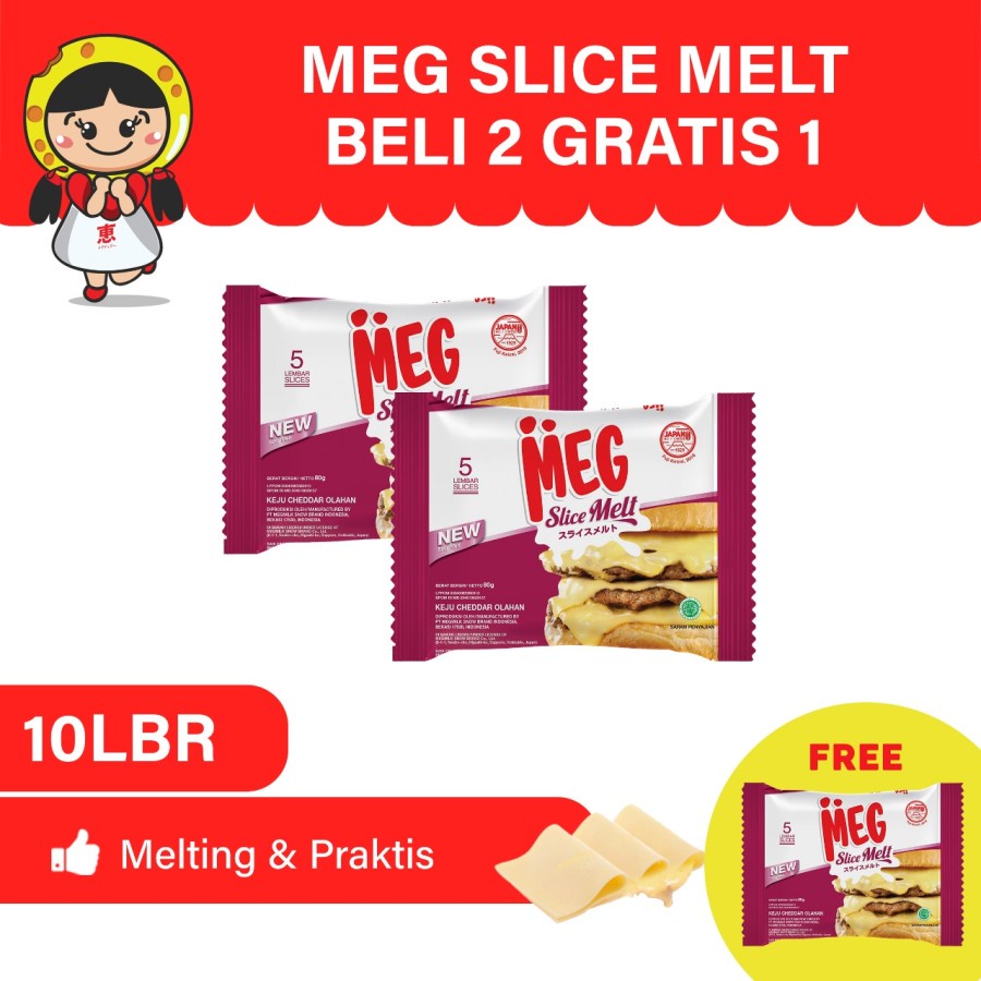 

BELI 2 GRATIS 1 - MEG Slice Melt 5 slices