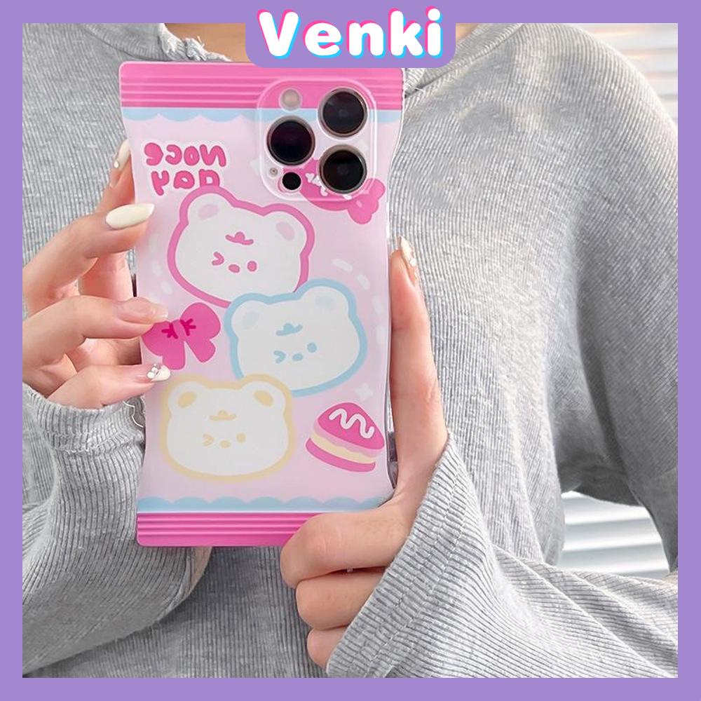 Case iPhone 14 Pro Max Soft TPU Clear Case Snack Case Cute Gummy Bears Camera Protection Airbag Shockproof For iPhone 14 13 12 11 Plus Pro Max 7 Plus X XR