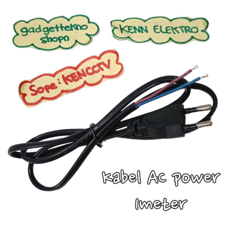 kabel AC power buntung 1 meter murah