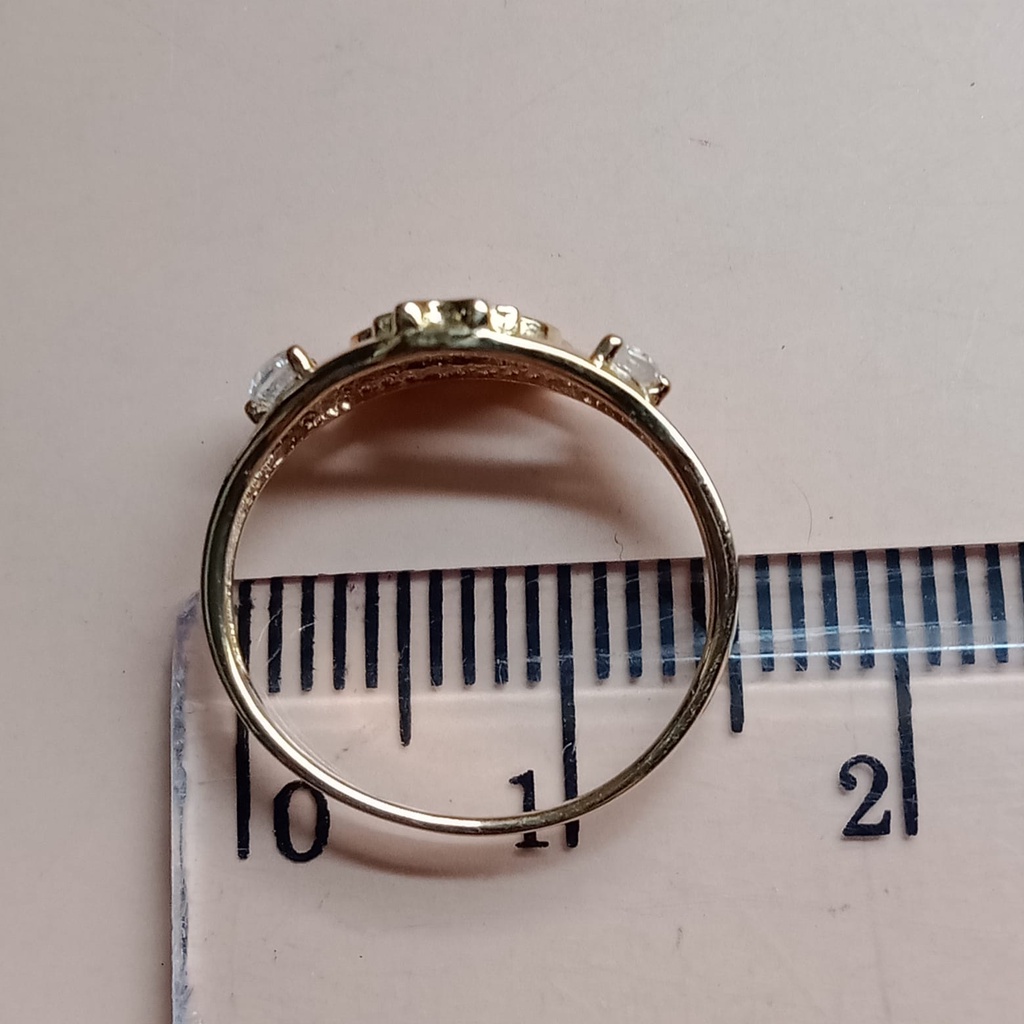 Cincin anak emas 17K - 1.05 gr kadar 750 - 3910