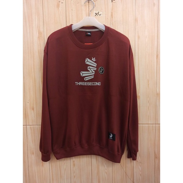 Sweater distro maroon crewneck unisex