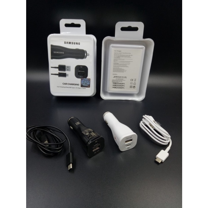 Charg Charger Mobil Saver 45Watt Samsung S20 S21 S22 Pd 3.0 Qualcom + Type C