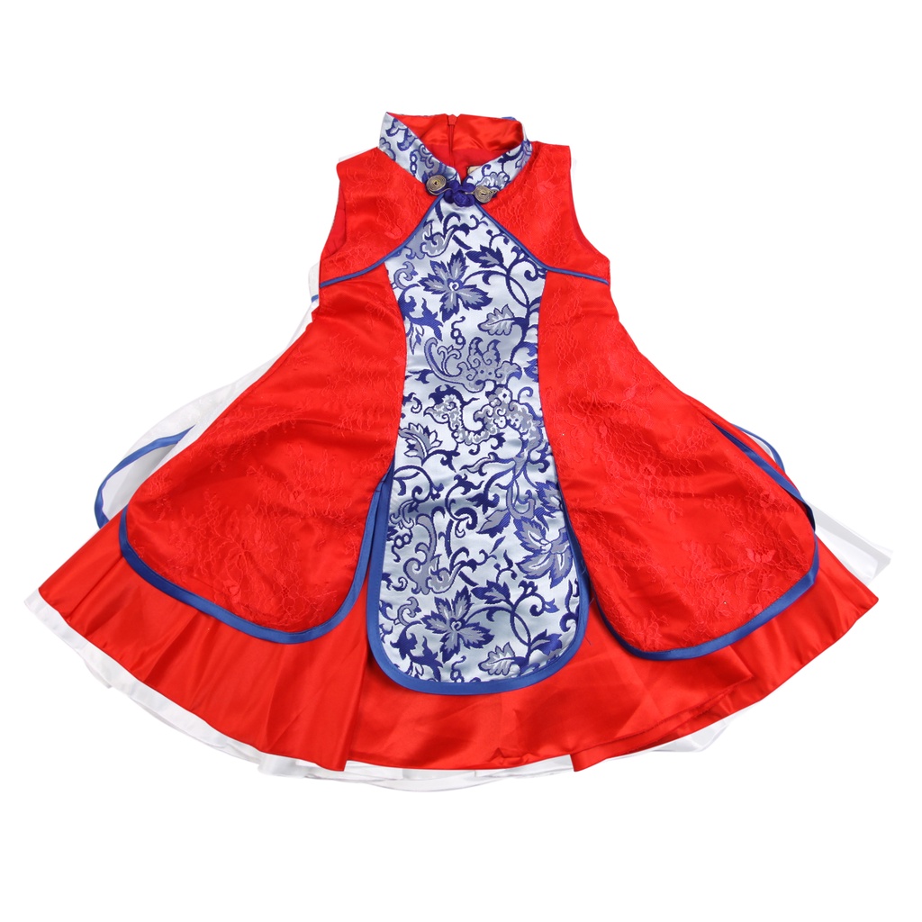 Cheongsam Dress / Dress Cheongsam Anak Perempuan - MOEJOE