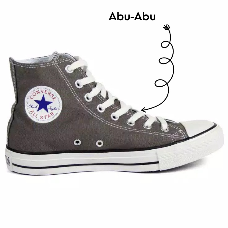 Converse All Star Sepatu Sekolah Pria Wanita Anak Sd Smp Sma Kuliah Nb Tali Full Hitam M1 Termurah