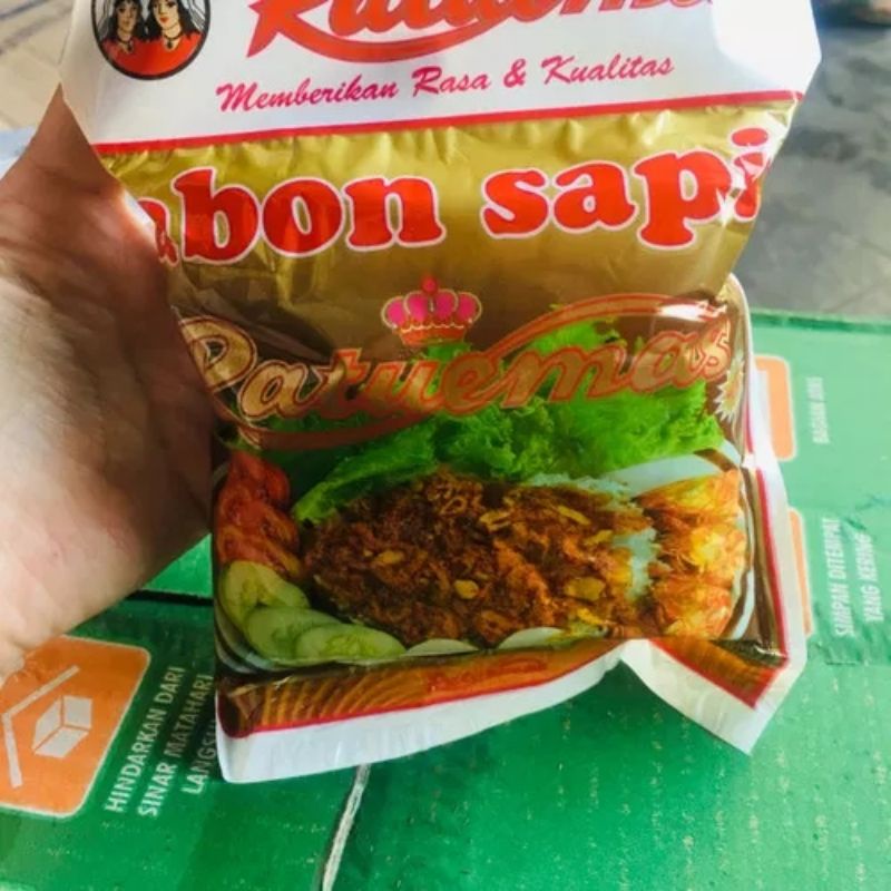 

Abon Sapi Cap Ratu Emas 100 Gram