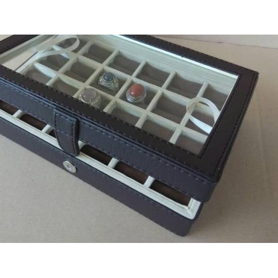 RING BOX, KOTAK CINCIN, BOX CINCIN AKIK, TEMPAT CINCIN ISI 24